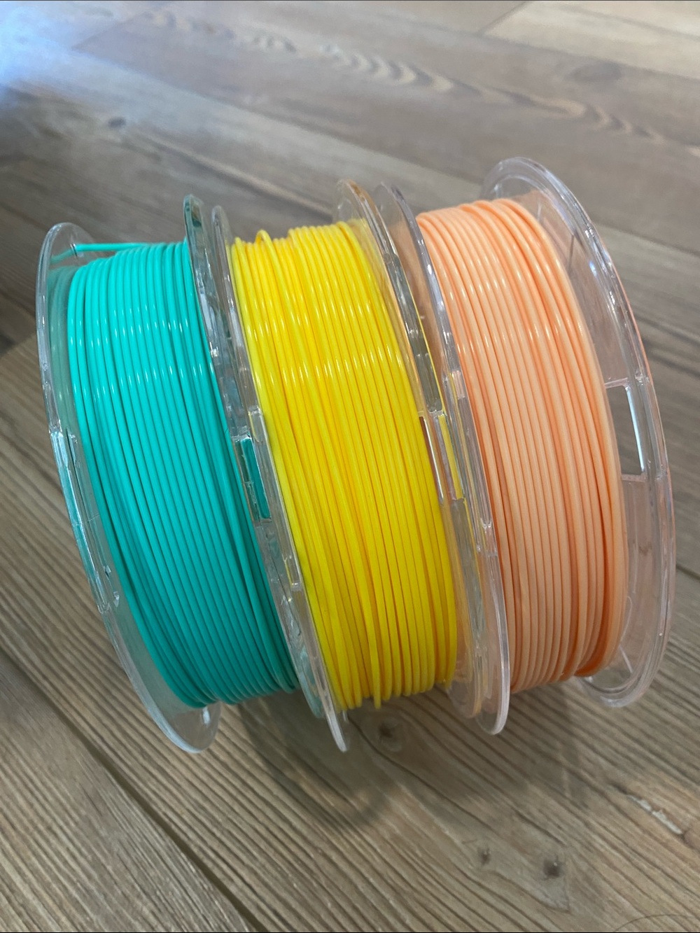 Toybox 3D Printer Food Filament Spool Set - Mint, Lemon, Peach new